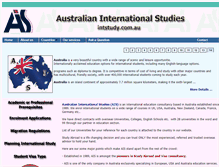 Tablet Screenshot of intstudy.com.au